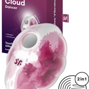 Satisfyer Cloud Dancer 3.5" Vibrating Air Pulse Clitoral Stimulator