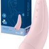 Satisfyer Curvy 2 Plus App Compatible Vibrating Air Pulse Clitoral Stimulator