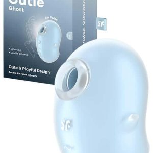 Satisfyer Cutie Ghost 3.6" Vibrating Air Pulse Clitoral Stimulator