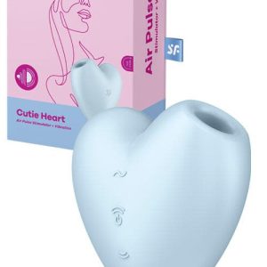 Satisfyer Cutie Heart Clitoral Stimulator with Air Pulse & Vibration