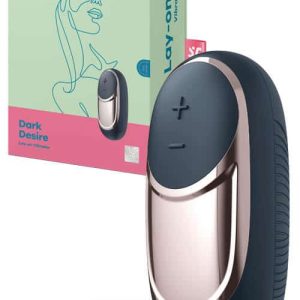 Satisfyer Dark Desire 3.7" Lay On Clitoral Vibrator