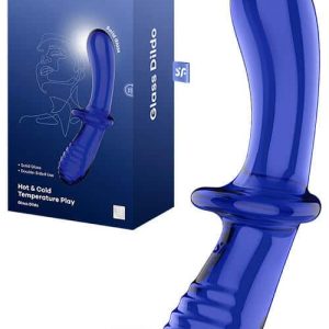 Satisfyer Double Crystal 7.9" Glass Dildo