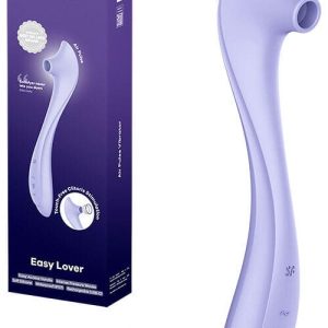 Satisfyer Easy Lover 10" Ergonomic Vibrating Air Pulse Clitoral Stimulator