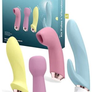 Satisfyer Marvelous Four Piece Clitoral, G Spot & Anal Vibrator Set