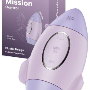 Satisfyer Mission Control 3.9" Air Pulse Clitoral Vibrator