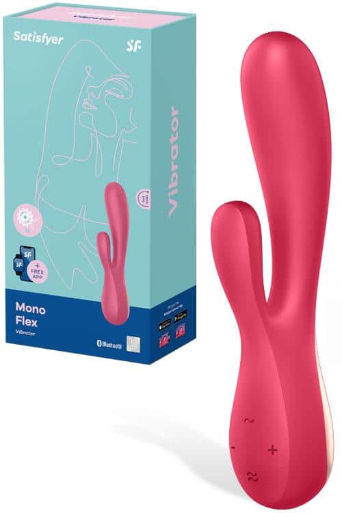 Satisfyer Mono Flex App Compatible 8" Rabbit Vibrator Satisfyer Mono Flex App Compatible 8" Rabbit Vibrator