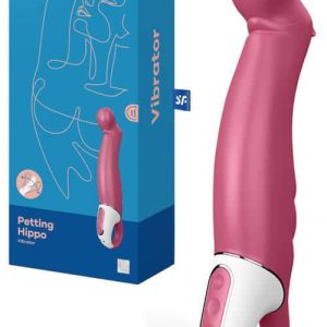 Satisfyer Petting Hippo 9" Silicone G-Spot Vibrator