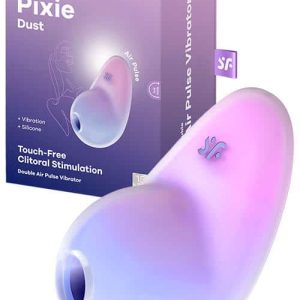 Satisfyer Pixie Dust 3.7" Vibrating Air Pulse Clitoral Stimulator
