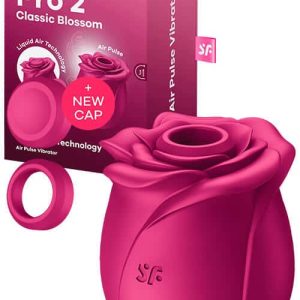 Satisfyer Pro 2 Classic Blossom 3" Rose Clitoral Stimulator with Air Pulse Technology