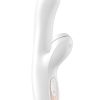 Satisfyer Pro 8.7" Rabbit Vibrator with Clitoral Suction