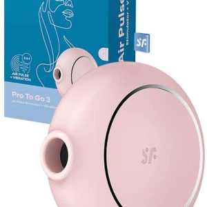 Satisfyer Pro To Go 3 Travel Vibrating Air Pulse Clitoral Stimulator
