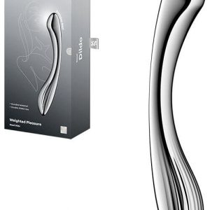 Satisfyer Pure Gravity 1 Weighted 8.6" Stainless Steel Dildo