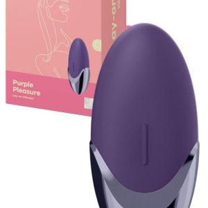 Satisfyer Purple Pleasure 3.7" Lay On Clitoral Vibrator
