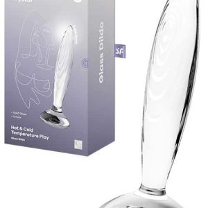 Satisfyer Sparkling Crystal 7.5" Glass Dildo