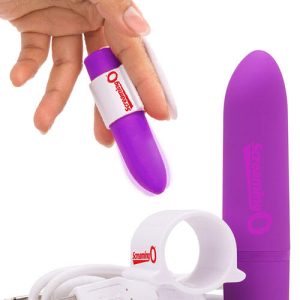 Screaming O 3.9" Finger Cradle, Charge Stand & Bullet Vibrator