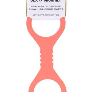 Sex & Mischief Peaches N Creame 9" Small Silicone Cuffs