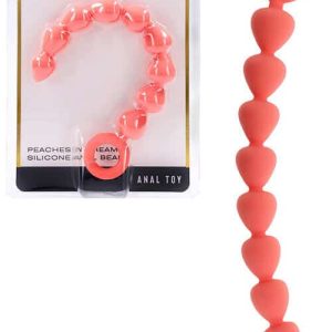 Sex & Mischief Peaches N Creame Silicone Anal Beads