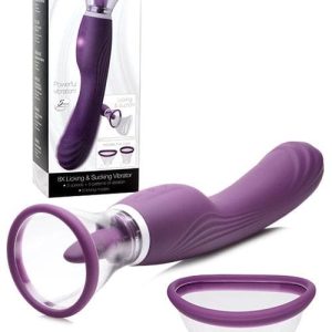 Shegasm 9.6" Vibrating Pump with Tongue Stimulator & G Spot Handle