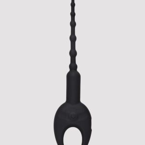 Silicone Rechargeable Urethral Sounding Stimulator - Black