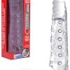 Size Matters 10.75" Clear Penis Extension Sleeve with Ball Strap