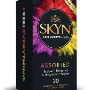 Skyn Assorted Variety 20 Pack Non Latex Condoms