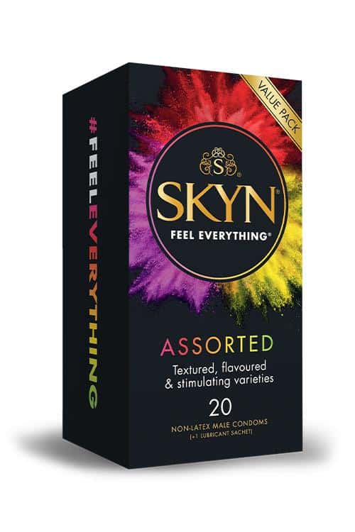 Skyn Assorted Variety 20 Pack Non Latex Condoms Skyn Assorted Variety 20 Pack Non Latex Condoms