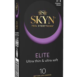 Skyn Elite 10 Pack Ultra Thin, Ultra Soft Non Latex Condoms