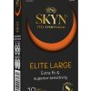 Skyn Elite Large 10 Pack Non Latex Condoms