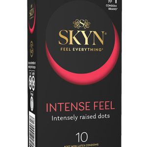 Skyn Intense Feel 10 Pack Textured, Non Latex Condoms