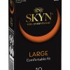 Skyn Large 10 Pack Comfort Fit Non Latex Condoms Skyn Large 10 Pack Comfort Fit Non Latex Condoms