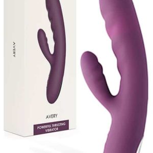 Svakom Avery 7.3" Thrusting Rabbit Vibrator