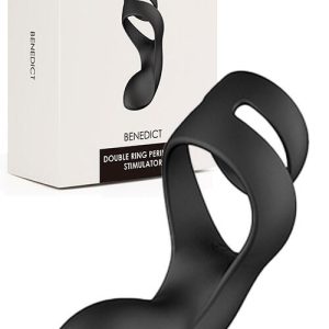 Svakom Benedict 4.5" Dual Vibrating Cock Ring with Perineum Stimulator