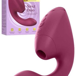 Womanizer Next Duo 7.6" G Spot and Clitoral Suction Stimulator