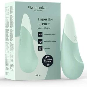 Womanizer Vibe 5.6" Lay On Silent Clitoral Vibrator
