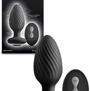 nsnovelties Alpine 2.0 4.2" Remote Controlled Rotating & Vibrating Butt Plug