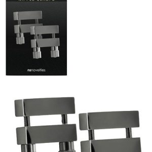 nsnovelties Bound Double Screw Gunmetal Nipple Clamps