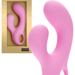 nsnovelties Gold n Dreams Agatha 5.1" Rabbit Vibrator