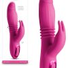 nsnovelties Passion 8.7" Thrusting Rabbit Vibrator with Clitoral Stimulator