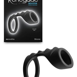 nsnovelties Renegade Bolster 3.7" Penis Harness with Cock Ring & Textured Sheath