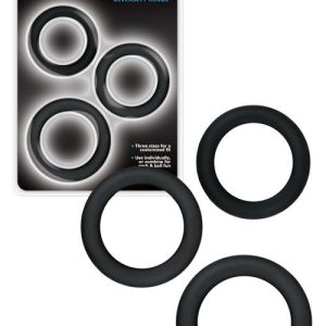 nsnovelties Renegade Stretchy Silicone Cock Rings (3 Pack)